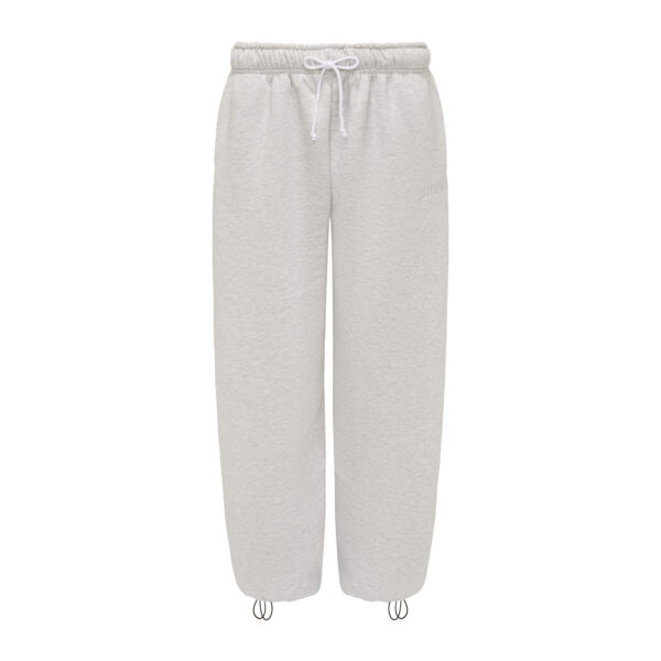 SLEEVES BASIC GRAY MELANGE BAGGY SWEATPANTS