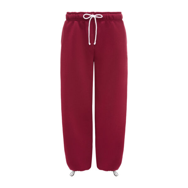 SLEEVES BASIC BURGUNDY BAGGY SWEATPANTS